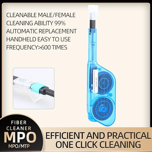 MPO Fiber Optic Cleaner, Precision Connector Cleaning Tool for Data Centers and Telecommunications - size: 1PCS, style: MPO cleaning pen