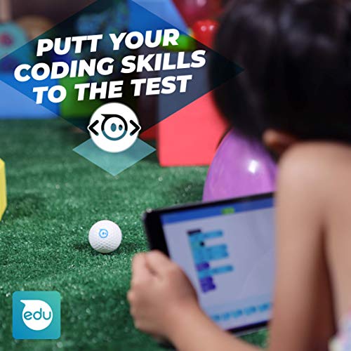 Sphero Mini Golf (White) - Coding Robot Ball - Educational Coding and Gaming for Kids and Teens - Bluetooth Connectivity - Interactive and Fun Learning Experience for Ages 8+ - color: Eggshell White(golf)