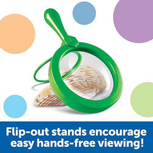 Learning Resources Primary Science Jumbo Magnifiers, Set of 6