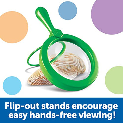 Learning Resources Primary Science Jumbo Magnifiers, Set of 6
