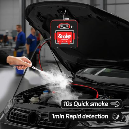 Solary Automotive Smoke Leak Tester - SD101 Professional Diagnostic Device Kit for EVAP and Vacuum Leak Detection in Auto Repair Shops, Automotive Service Technician - color: Red