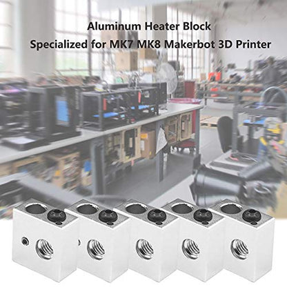 Saiper Aluminum Heater Block Specialized for MK7 MK8 Makerbot Reprap