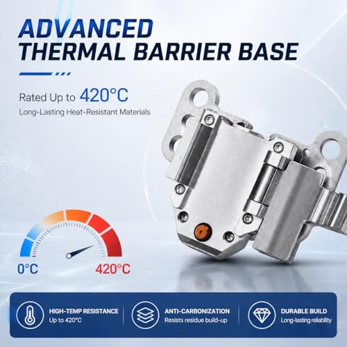 Hotend Heating Assembly for Flashforge AD5X 3D Printer, Hot End Heating Block Kit with Ceramic Heater, Thermistor Sensor & Metal Clip, Extruder Replacement Parts & Accessories - size: ad5x Hotend Heating Assembly