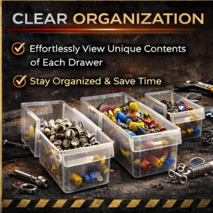Quantum Storage Systems PDC-18BK 18 Drawers Cabinet Part Organizer 19" H x 15" W x 7" D - style: 18 Drawers