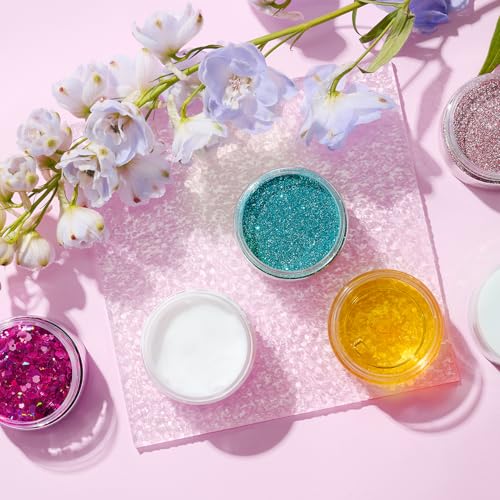 Eternal Moment 50 Pack 2 OZ Plastic Jars Clear Cosmetic Container with Lids - color: Clear Lid, size: 2 Ounce