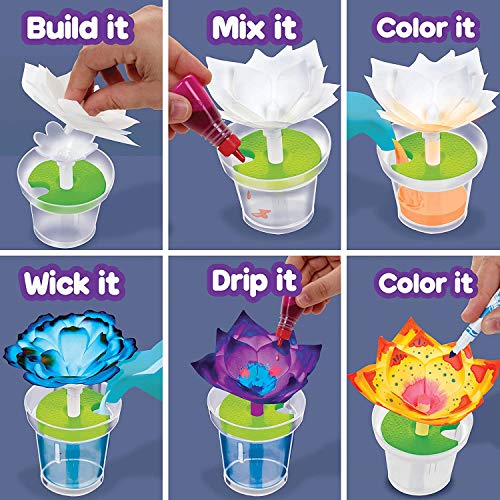 Crayola Paper Flower Science Kit, Color Changing Flowers, Gift for Kids Ages 7, 8, 9, 10 (Pack of 2) - size: small to medium (Pack of 2)