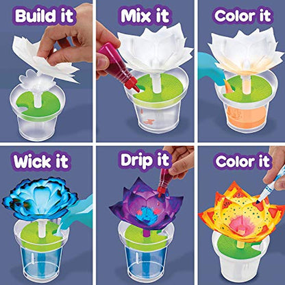Crayola Paper Flower Science Kit, Color Changing Flowers, Gift for Kids Ages 7, 8, 9, 10 (Pack of 2) - size: small to medium (Pack of 2)