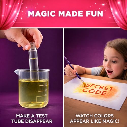 Doctor Jupiter Girls' Magic Science Experiments Kit for Kids Ages 8+ - style: Magic Science Kit for Girls: 8+