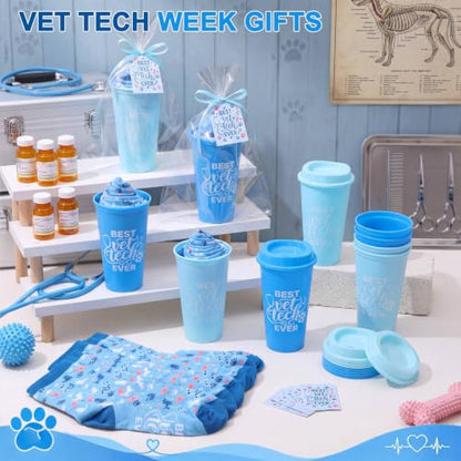 Cutecrop 52 Pcs Pharmacist Week Gift Set with Vet Socks and 16 oz Cups - style: Pharmacists