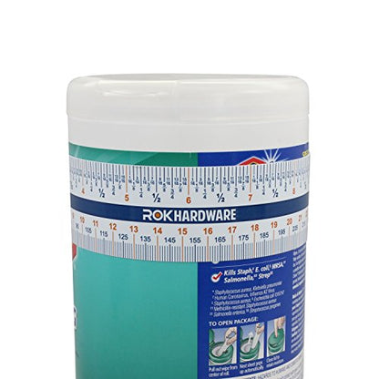 Rok Hardware 12" Flexi Plastic English/Metric 305mm Easy Read Ruler