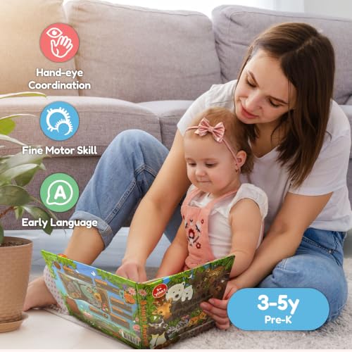 BEST LEARNING Book Reader Animal Kingdom - Interactive Talking Sound Toy