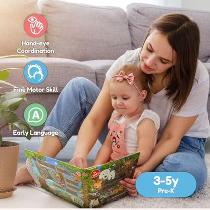 BEST LEARNING Book Reader Animal Kingdom - Interactive Talking Sound Toy