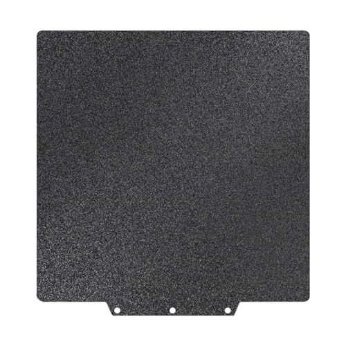Black PEI Build Plate for Adventurer AD5X/5M/5M Pro, Textured PEI Spring Steel Flexible Platform Heated Bed for Neptune 3 Pro/4, Kobra, Ender 3/3 Pro/3S1/3v2, CR 20/CR 20 Pro, Ender 5/5 Pro - size: 235x235MM