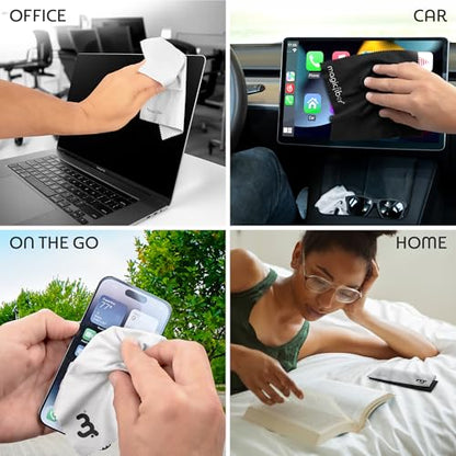 MagicFiber Microfiber Cleaning Cloth, Glasses Cleaner, Eyeglass Wipes, 6pk - size: 6 PACK