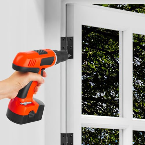 3 Inch Hinges for Door Window Lid and Wooden Box, Black 8 Pack - color: Black, size: 8 PCS 3 x 2 Inch