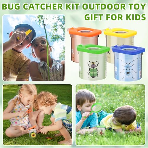 Halloscume 36 Pcs Insert Bug Viewer for Kids Magnifying Insect Box