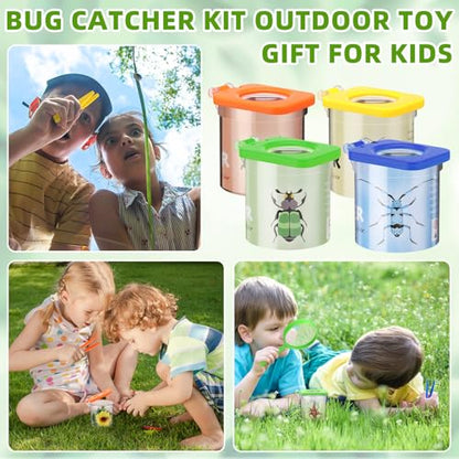 Halloscume 36 Pcs Insert Bug Viewer for Kids Magnifying Insect Box