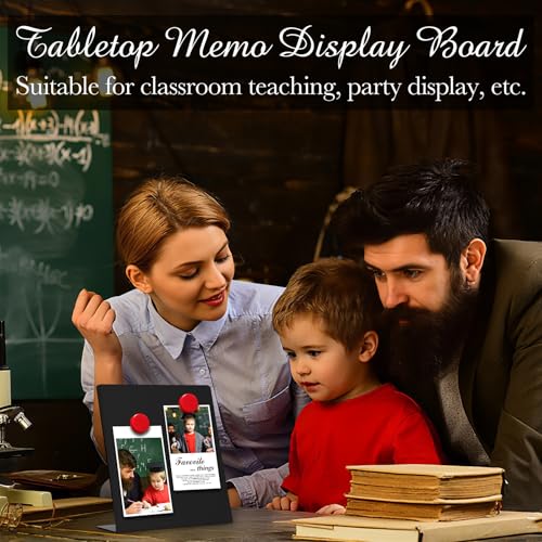 Fainne 2 Pcs Magnetic Stand Bulletin Board Metal, Black, 12.6 x 11 Inches - color: Black, size: 12.6 x 11 Inches