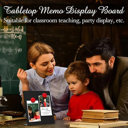 Fainne 2 Pcs Magnetic Stand Bulletin Board Metal, Black, 12.6 x 11 Inches - color: Black, size: 12.6 x 11 Inches