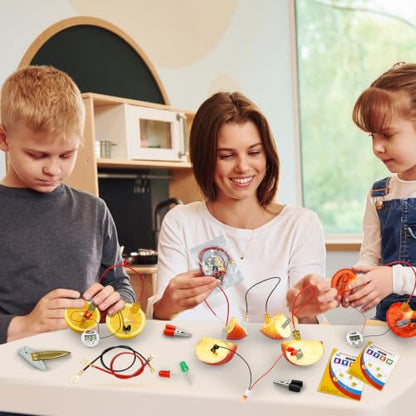 Science Kits for Kids, 6 Pack Fruit Battery Bulk STEM Circuit Kits 6-12