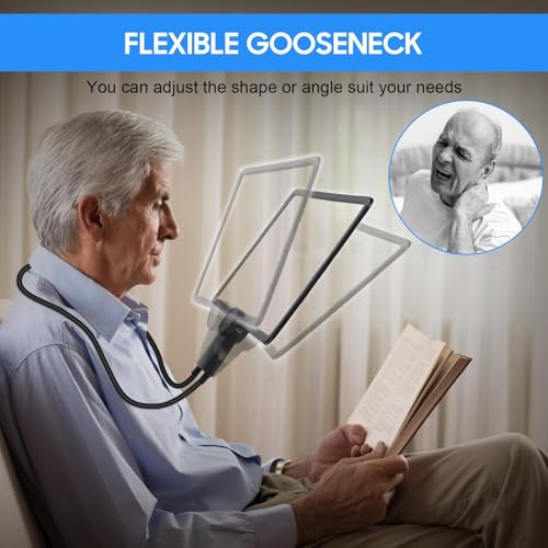 5X Neck Magnifying Glass with Light Hands Free,Cross Stitch Magnifier