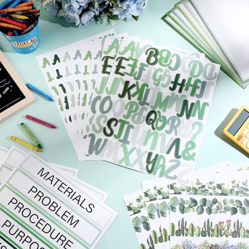 Dispowreath 96 Pcs Science Fair Board Supplies,Plant Style - style: Plant Style