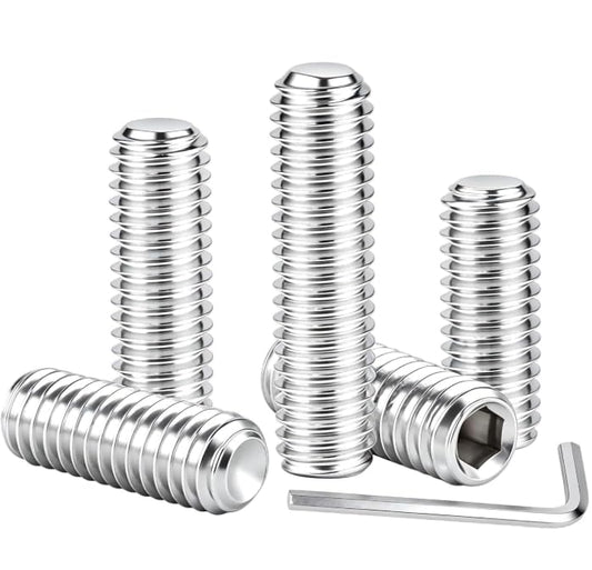 M2x12mm Set Screws,20Pcs Allen Head Screws with Hex Wrench - size: M2x12mm(20Pcs)