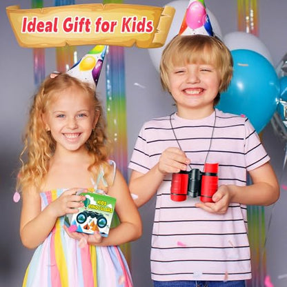 Binoculars for Kids, Kids Binoculars for 3-12 Boys Girls, Outdoor Toys - color: Red