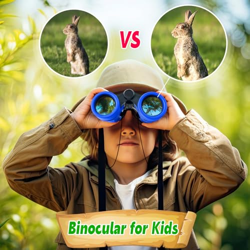 Binoculars for Kids, Kids Binoculars for 3-12 Boys Girls, Outdoor Toys - color: Dark Blue