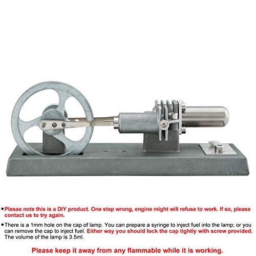 DjuiinoStar Hot Air Stirling Engine Assembly Kit: Spend 30 Minutes to Build Your Own Stirling Engine