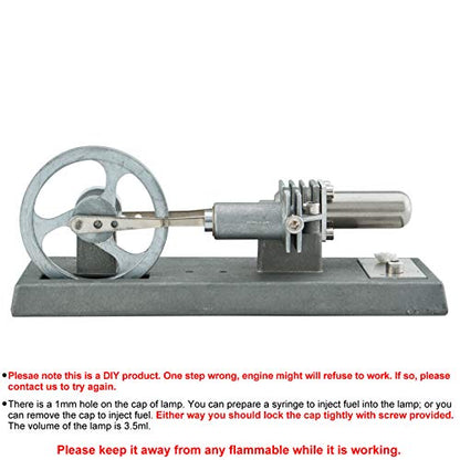 DjuiinoStar Hot Air Stirling Engine Assembly Kit: Spend 30 Minutes to Build Your Own Stirling Engine