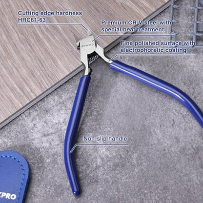 WORKPRO 4.7" Model Nippers, Ultra-Thin Single Blade, Gundam Model Tools