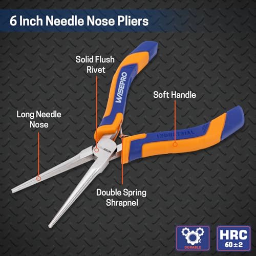 6 Inch Mini Needle Nose Pliers, Mini Chain Nose，Long Reach Pliers, for Jewelry/Craft Making, Repairing - style: 6 Inch Needle Nose Pliers