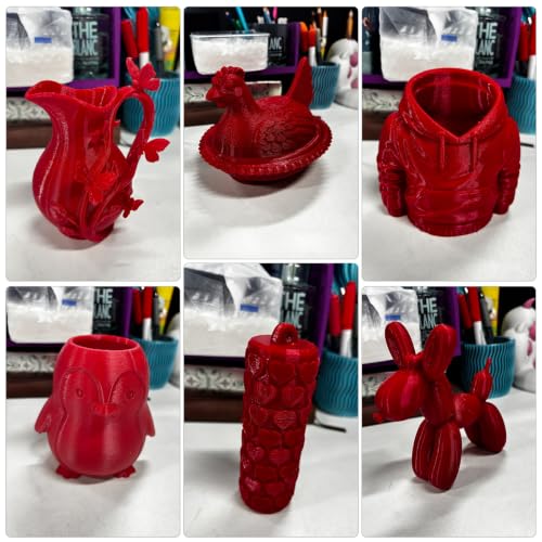 iSANMATE Red PETG HF Filament 1.75mm 50-400mm/s 1KG Rapid for Bambu - color: Red