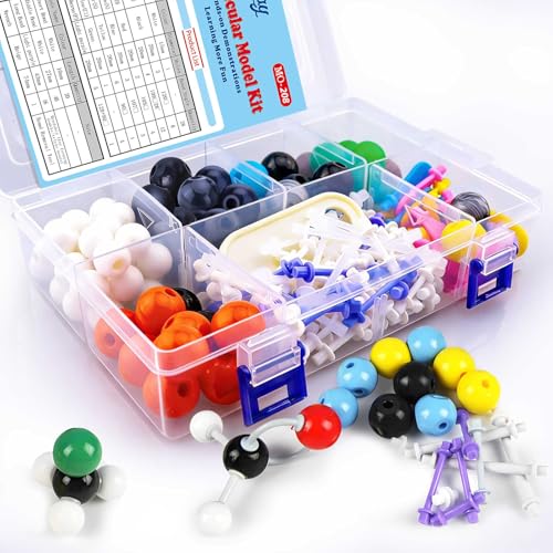 Chemistry Molecular Model Kit (208 Pcs) for Student and Teacher - color: 208pcs Kit