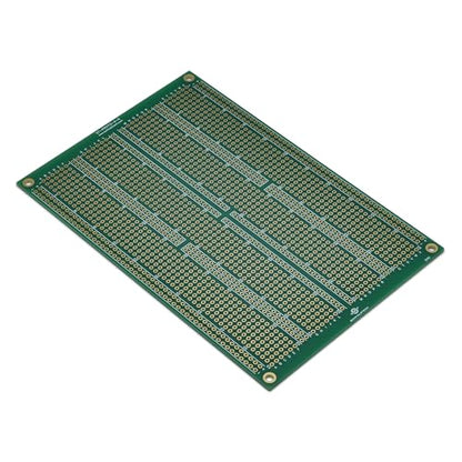 Double Sided ENIG Protoboard, Solderable Breadboard, Electronic Circuit Board for DIY Prototype Circuit, FR4, Plated Through Hole Solder Prototype Board, ST-Proto (4" x 6") - style: 4" x 6"