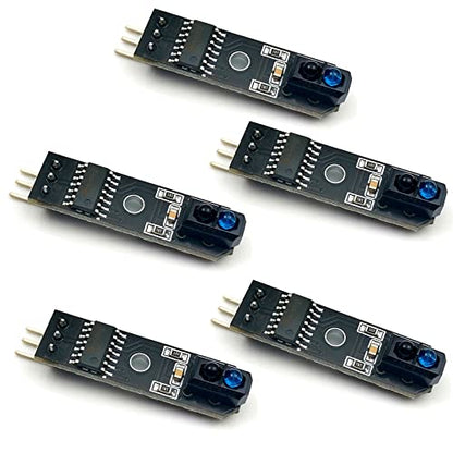 FainWan 5pcs TCRT5000 5V 1 Way Tracing Module Intelligent Car Infrared Tracking Probe Tracing Sensor