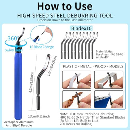 3D Printer Tools Kit, 55pcs 3D Printer Accessories for All FDM/SLA Printers Includes Nozzle Cleaning Tools, Removal Scrapers, Finishing Tools, 5 Types of Files,Brushes, Wire Cutter, Engraving Knife