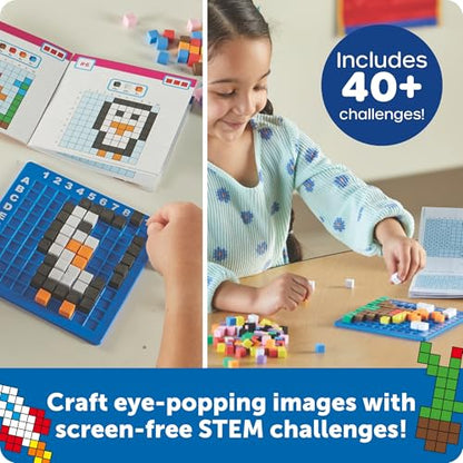 Learning Resources Pixel Art Challenge The Original STEM Pixel Art - style: Pixel Art Challenge