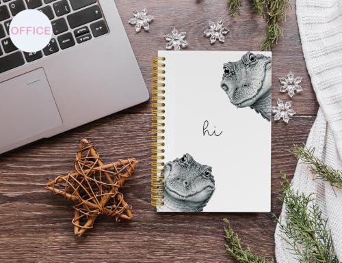 Funny Crocodile Notebook Journal, Crocodile Gifts - color: Crocodile, style: White