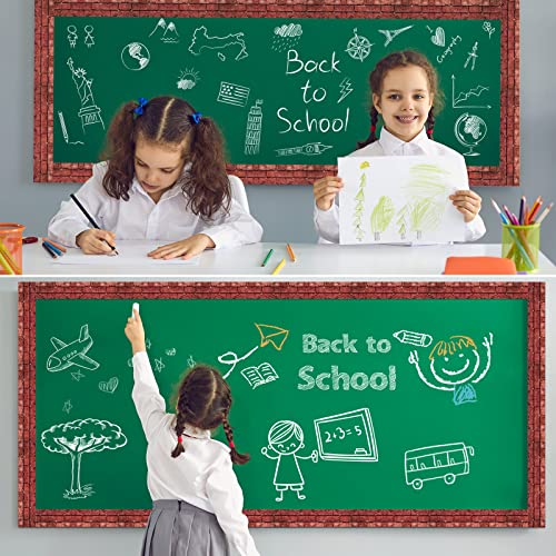 Outus 68 ft Red Brick Bulletin Board Border, 2.99 Inches - size: 2.99 Inches, style: Red Brick