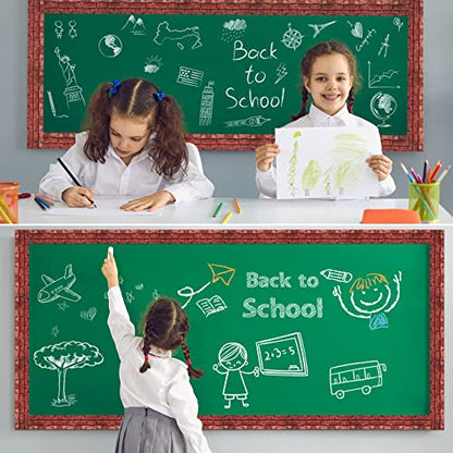 Outus 68 ft Red Brick Bulletin Board Border, 2.99 Inches - size: 2.99 Inches, style: Red Brick