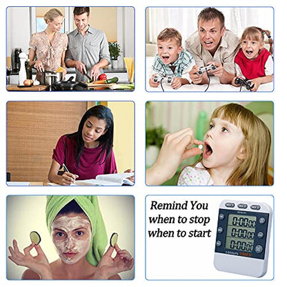 Digital Dual Kitchen Timer, Multiple Channels Countdown Timer - style: M382