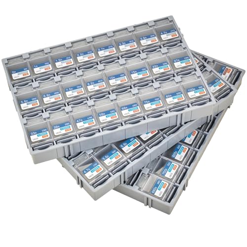 Chip Resistor Design Kit, EIA 0805 Size, 0R-10M Resistance, 72 Values 7200PCS, 1% Tolerance, RoHS Compliant - size: EIA 0805 Resistors