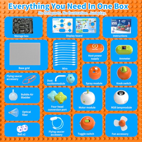 Kids Electronics Circuit Kit, 31PCS, 300+ Projects
