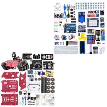 ELEGOO Conqueror Robot Tank and UNO R3 Complete Starter Bundle for STEM