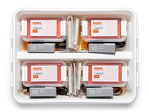 Arduino Education Starter Kit for Middle School [AKX00023] - Hands-On Programming & Electronics Learning for 8 Students with Step-by-Step Lessons & Teacher Guides.