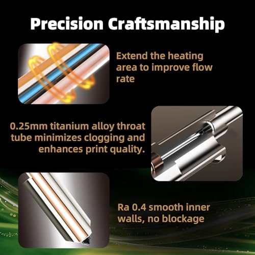 IdeaFormer-3D 2Pcs 0.2mm H2D H2S Hotend for Bambu Lab, Print Head Extruder Hotend Kit Quick Swap Herdened Steel Nozzle for Bambu Labs H2D H2S Combo A1 Mini 3D Printer Parts - style: 2Pcs 0.2mm H2D H2S Hotend