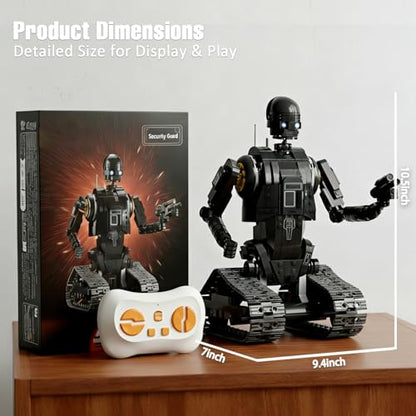 STEM RC Robot Building Kit, Programmable Remote & App Control Robot Toy