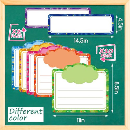 Watersay 12 Pcs Back to School Classroom Objectives Magnetic Sentence Strips Whiteboard Accessories Classroom Objectives Board Magnetic Label for Dry Erase Board Learning Target Magnet for Teacher